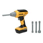 Gele speelgoed accuboormachine met verwisselbare opzetstukken Power Tools Accu Boormachine