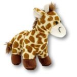 Zachte Knuffel Giraffe Carla van pluche in zijaanzicht