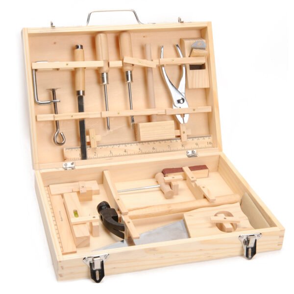 Houten Gereedschapskist 16dlg.