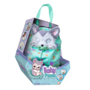 Interactieve husky knuffel in originele verpakking Baby Paws