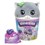 Silverlit Winksies Blauwe Kat Interactieve knuffel in verpakking met ijsdessert illustratie