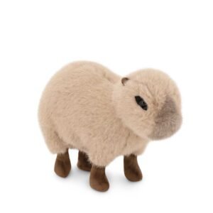 Orange Toys Knuffel Capibara met zachte pluche vacht en bruine pootjes