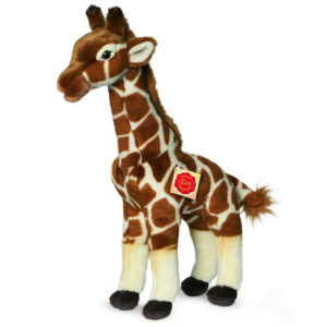 Knuffel giraf staand met zachte pluche afwerking