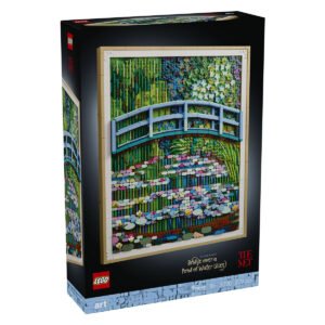 LEGO Art Monet Bridge over a Pond of Water Lilies doos voorkant