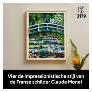 LEGO Art Monet waterlelies wanddecoratie met 3179 stenen