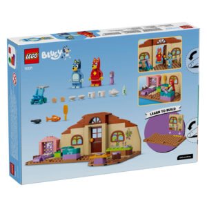 Achterkant doos LEGO Bluey school set 11221