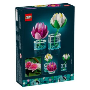 Achterzijde verpakking LEGO Botanicals Waterlelies bouwset 11511