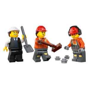 LEGO City bouwvakker minifiguren met accessoires uit set 60478