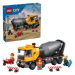 LEGO City 60478 Cementwagen met verpakking en minifiguren