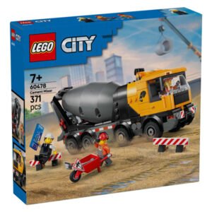 Voorkant verpakking van LEGO City Cementwagen 60478