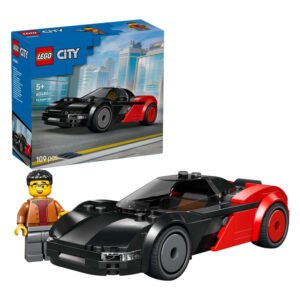 LEGO City 60486 EV Supercar met doos en minifiguur