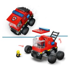LEGO City brandweerwagen met afneembaar dak en minifiguur