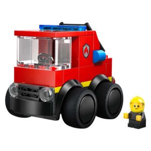LEGO City brandweerwagen speelgoed met brandweerman minifiguur