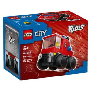 Voorkant verpakking LEGO City brandweerwagen set 60482