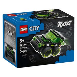 Doos voorkant van LEGO City Gaming Raceauto bouwset 60484