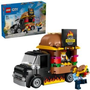 LEGO City 60404 Hamburgertruck inclusief verpakking en gebouwd model