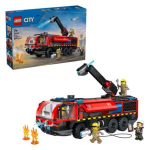 LEGO City 60499 luchthaven brandweertruck met doos en accessoires
