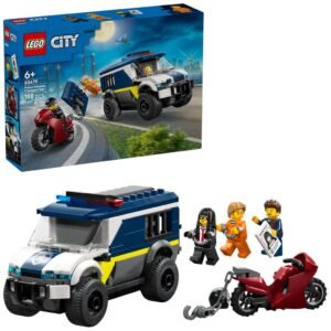 LEGO City 60479 Politie Gevangenentransport doos en inhoud