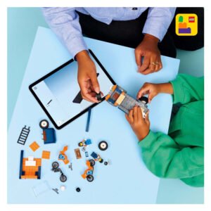 LEGO City transportwagen bouwen met app