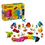 LEGO Classic 11045 Kleurrijke Creatieve Stenen doos met gebouwde voorbeelden