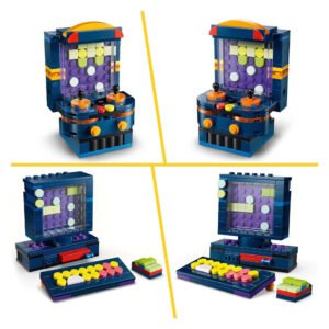 LEGO Creator Retro Gaming Console als arcadekast en retro computer gebouwd