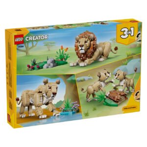 Achterkant LEGO Creator 3-in-1 Majestueuze Leeuw doos
