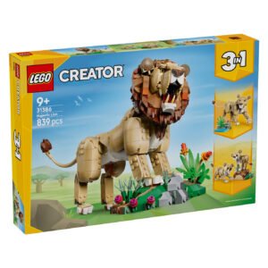 Voorkant LEGO Creator 3-in-1 Majestueuze Leeuw bouwset 31386