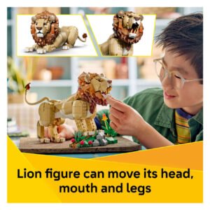 LEGO Creator Majestueuze Leeuw met beweegbare kop, bek en poten