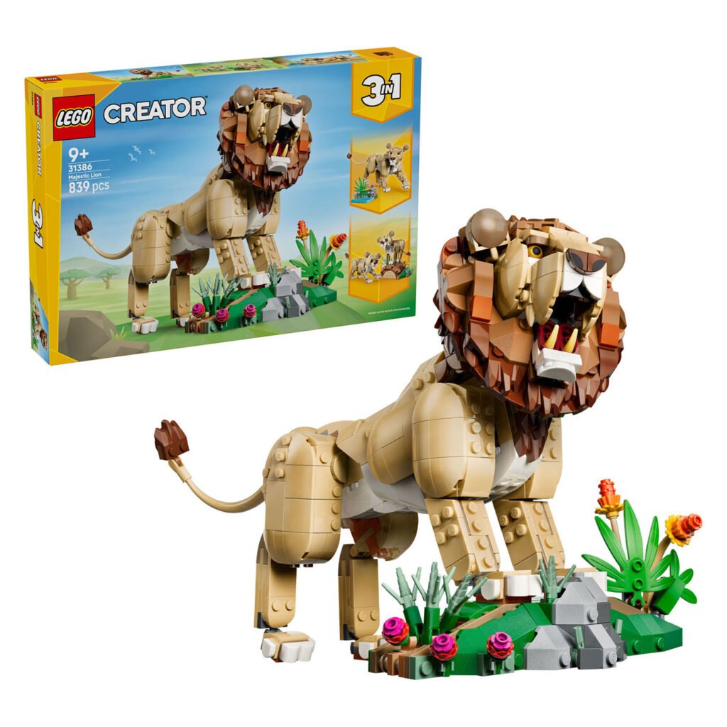 LEGO Creator 31386 Majestueuze Leeuw set met doos en model