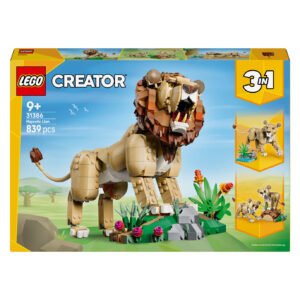 LEGO Creator 3-in-1 Majestueuze Leeuw doos voorkant