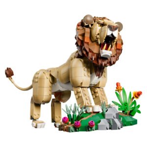 LEGO Creator Majestueuze Leeuw model op savanneplateau