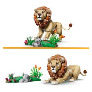 LEGO Creator Majestueuze Leeuw staand en liggend model