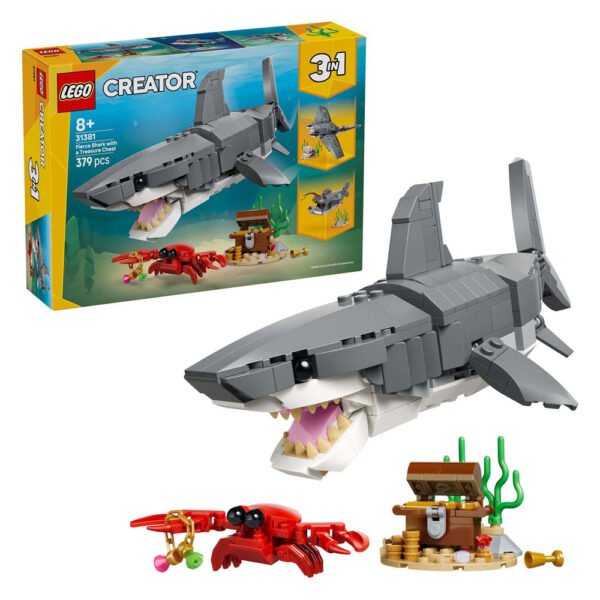 LEGO Creator 31381 Woeste Haai met Schatkist