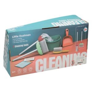 Little Dustman kinder schoonmaak speelgoed set doos met 7 onderdelen