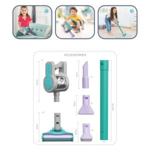 Speelgoed stofzuiger accessoires overzicht met opzetstukken en gebruik