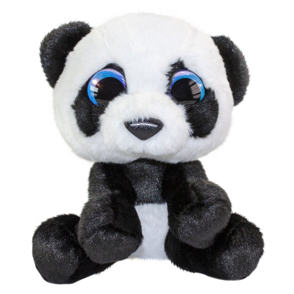 Pluchen panda knuffel met grote blauwe ogen Lumo Stars Panda Knuffel - Panda Pan