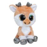 Schattige pluchen hert knuffel met grote glanzende ogen Lumo Stars Knuffel - Rendier Vasa