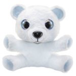 Witte knuffelbeer met grote glanzende ogen en zachte pluche vacht Lumo Stars Huge - Polar Bear Nalle