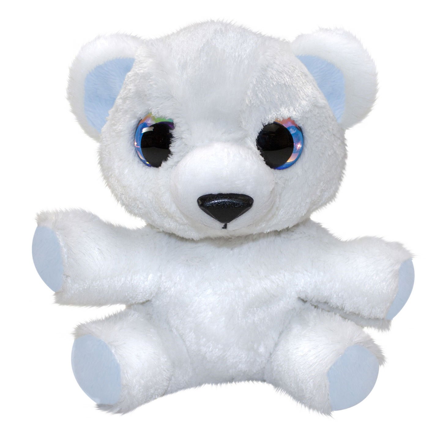 lumo-stars-witte-pluche-ijsbeer-knuffel-grote-glinsterende-ogen Witte pluche ijsbeer knuffel met grote glinsterende ogen Lumo Stars Knuffel - Ijsbeer Nalle