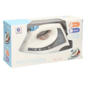 Mini Electrlux speelgoed strijkijzer in cadeauverpakking met geluid en licht
