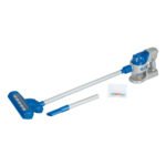 Speelgoed stofzuiger met afneembare steel en accessoires voor kinderen Playgo Draadloze Stofzuiger Grijs Blauw - 6dlg.