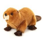 Bruine Knuffel Bever Pluche met schattig gezicht en tanden