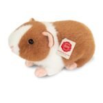 Zachte pluche Knuffel Cavia Lichtbruin/Wit van 19 cm