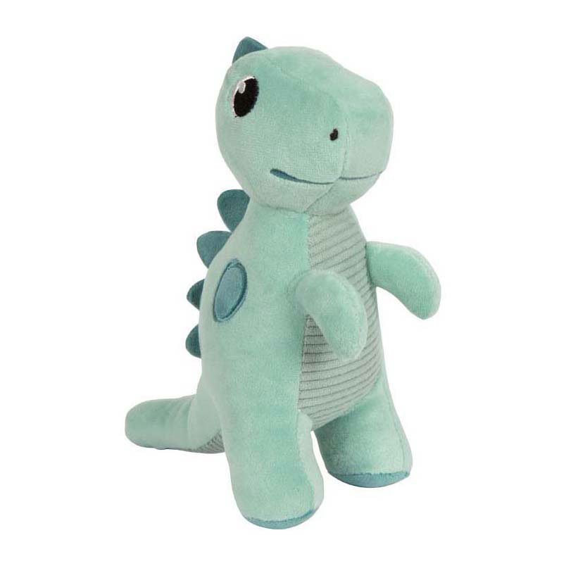 pluche-dinosaurus-knuffel-mintgroen-zachte-stof Mintgroene Small foot Pluche Dinosaurus Groen knuffel van zachte stof