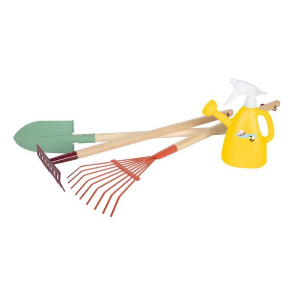Small Foot Tuingereedschapset met Gieter "Tiny Garden" 4dlg.