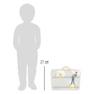 Houten gereedschapskoffer voor kinderen van 27 cm hoog