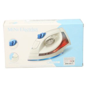 Speelgoed strijkijzer Mini Electrlux in verpakking met licht- en geluidseffecten