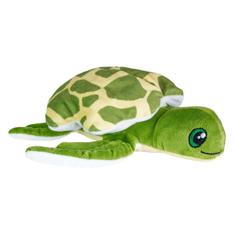 tactic-zachte-groene-zeeschildpad-knuffel-productfoto Zachte groene zeeschildpad knuffel met schild op witte achtergrond Save The Sea Knuffel - Schildpad Konna