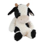 Knuffel koe zwart wit met zachte pluche vacht Take Me Home Koe Pluche - 30cm
