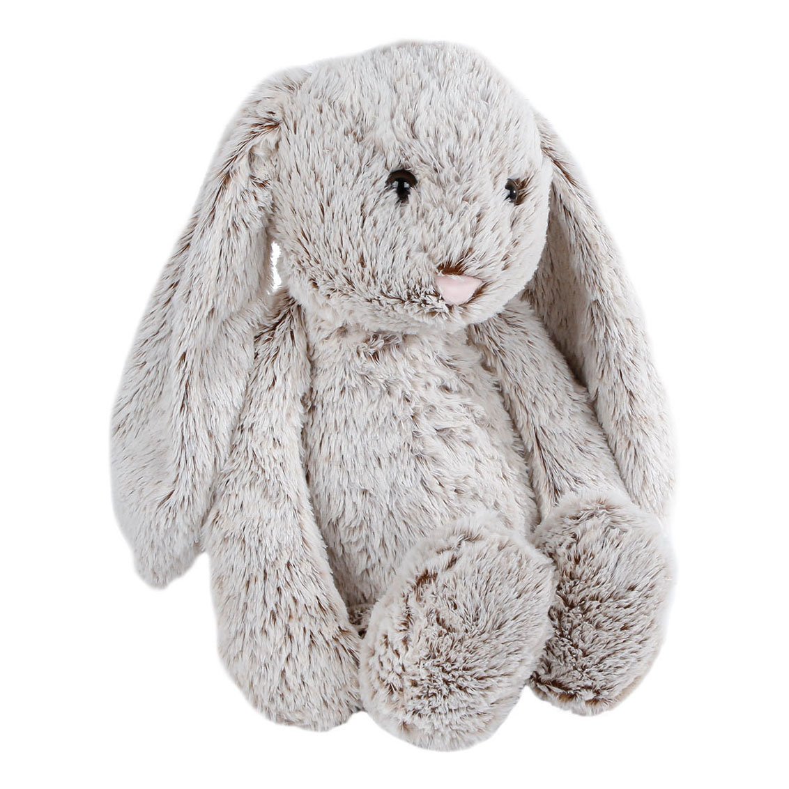 take-me-home-pluche-grijze-konijn-knuffel-lange-oren Pluche grijze konijn knuffel met lange oren op een witte achtergrond Take Me Home Knuffel Konijn Pluche